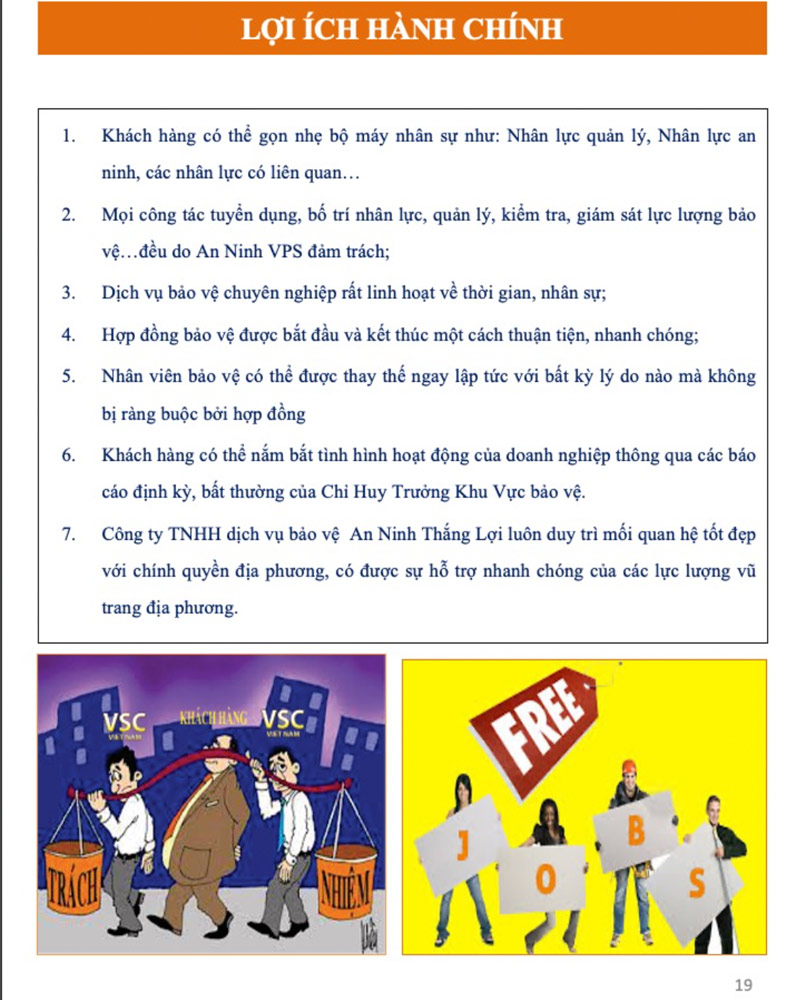 Hồ sơ năng lực Bảo vệ Thắng Lợi - Trang 11