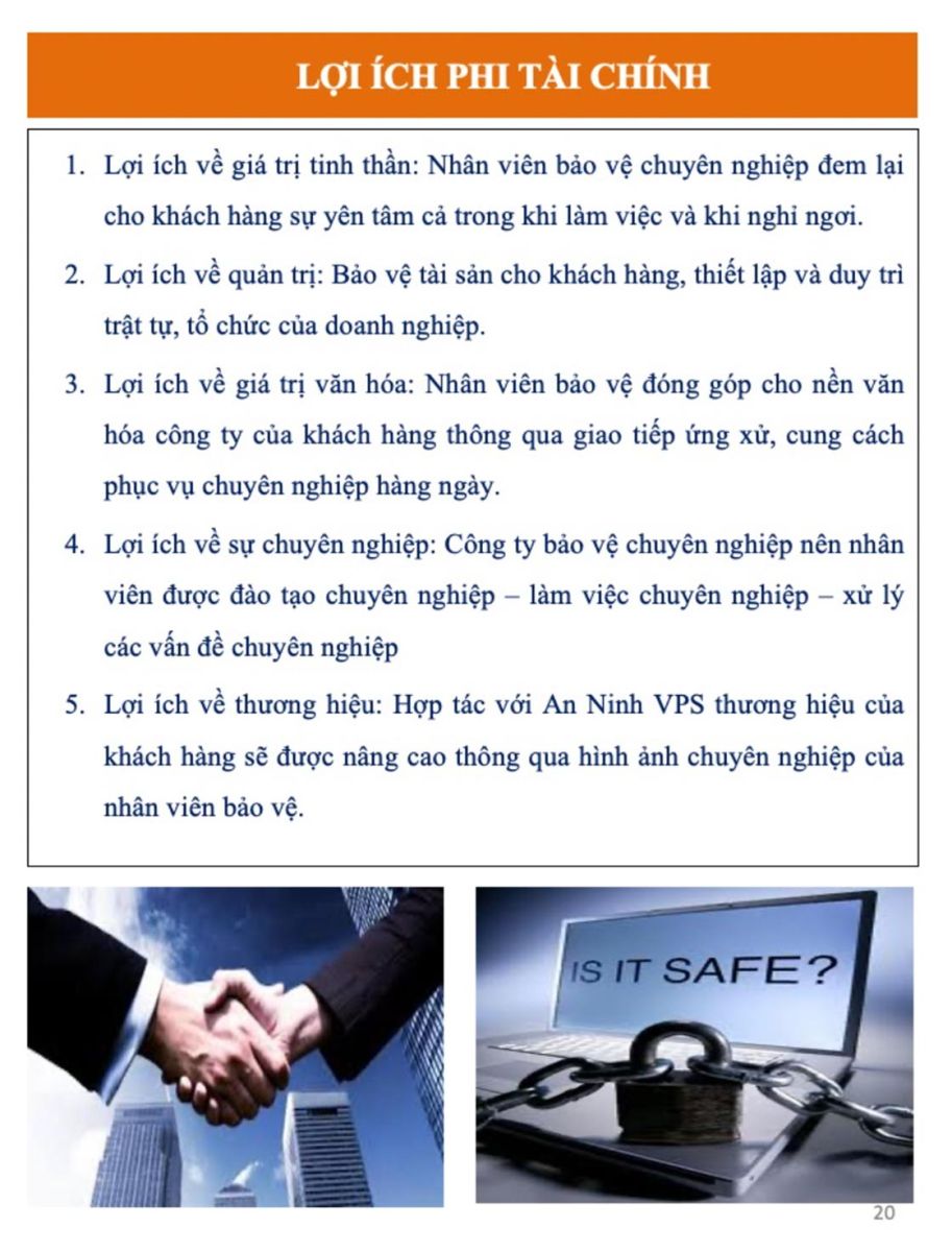 Hồ sơ năng lực Bảo vệ Thắng Lợi - Trang 12