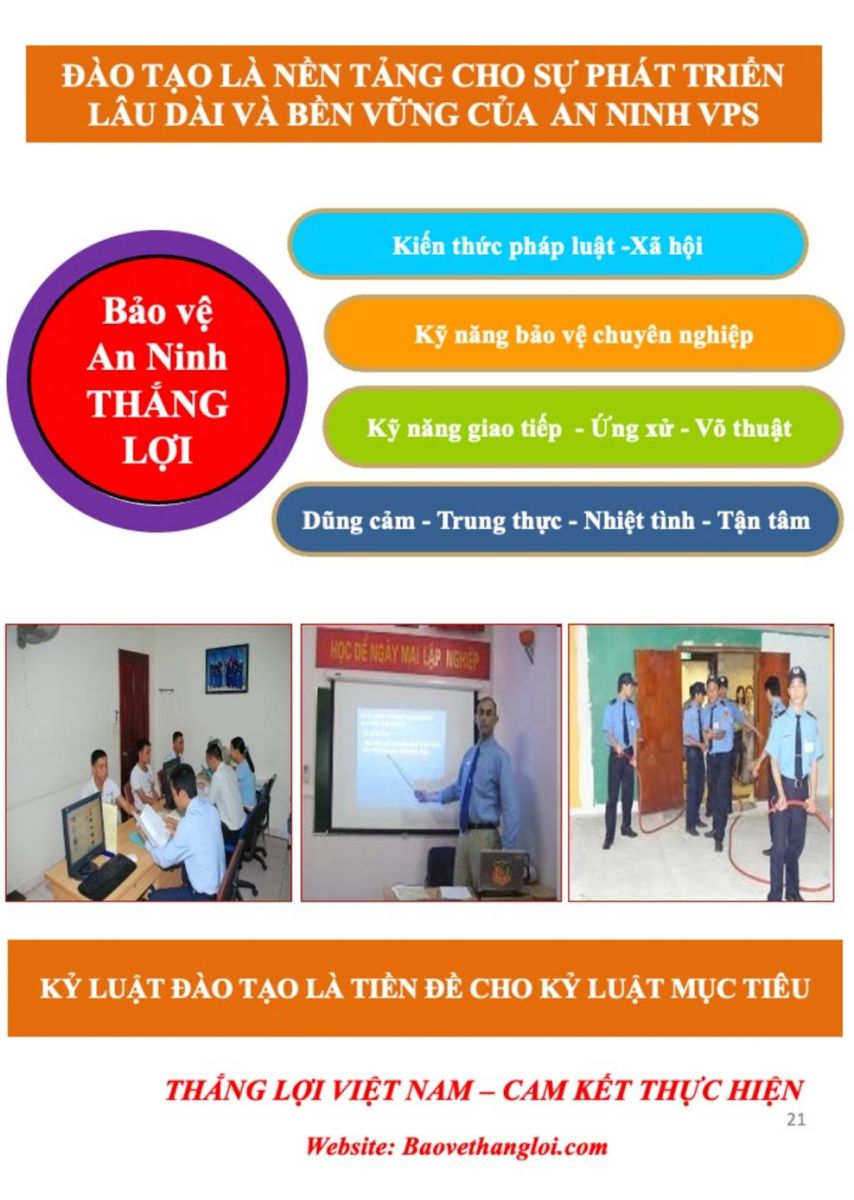 Hồ sơ năng lực Bảo vệ Thắng Lợi - Trang 13