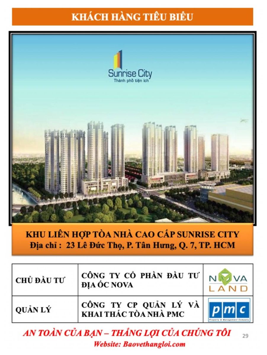 Hồ sơ năng lực Bảo vệ Thắng Lợi - Trang 21