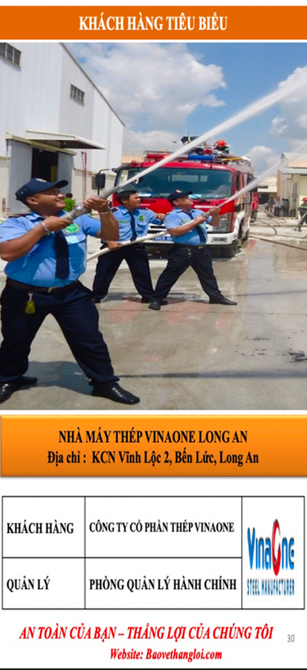 Hồ sơ năng lực Bảo vệ Thắng Lợi - Trang 22