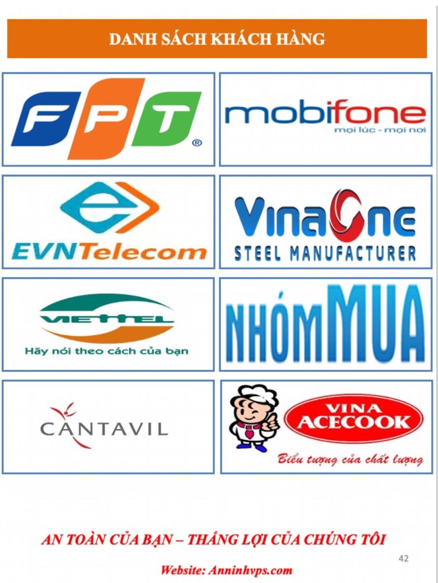 Hồ sơ năng lực Bảo vệ Thắng Lợi - Trang 34